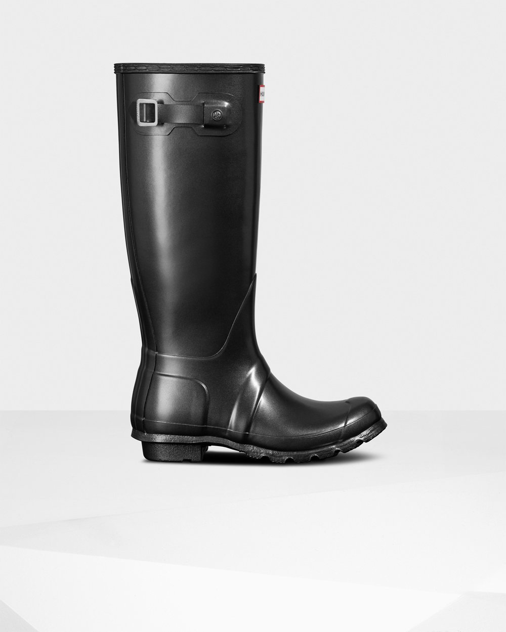 Galochas Altas Hunter Feminina Pretas - Original Pearlized - 89FMONKVB